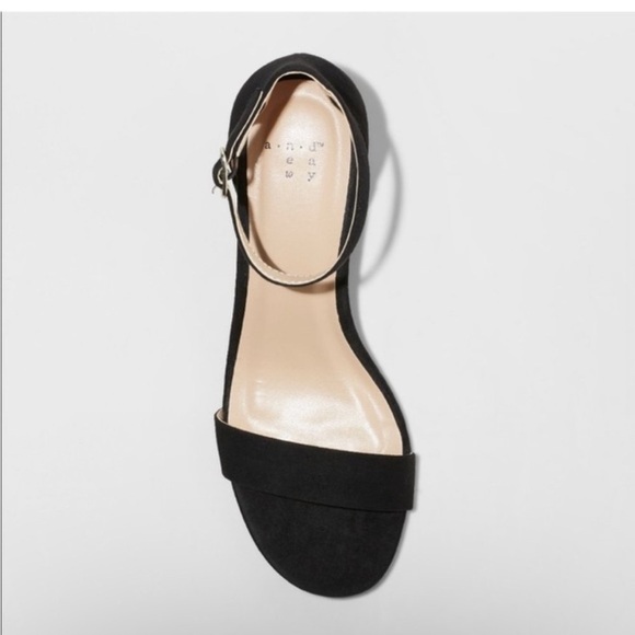 A New Day Mich Low Block Heels Faux Suede Shoes - Picture 3 of 7